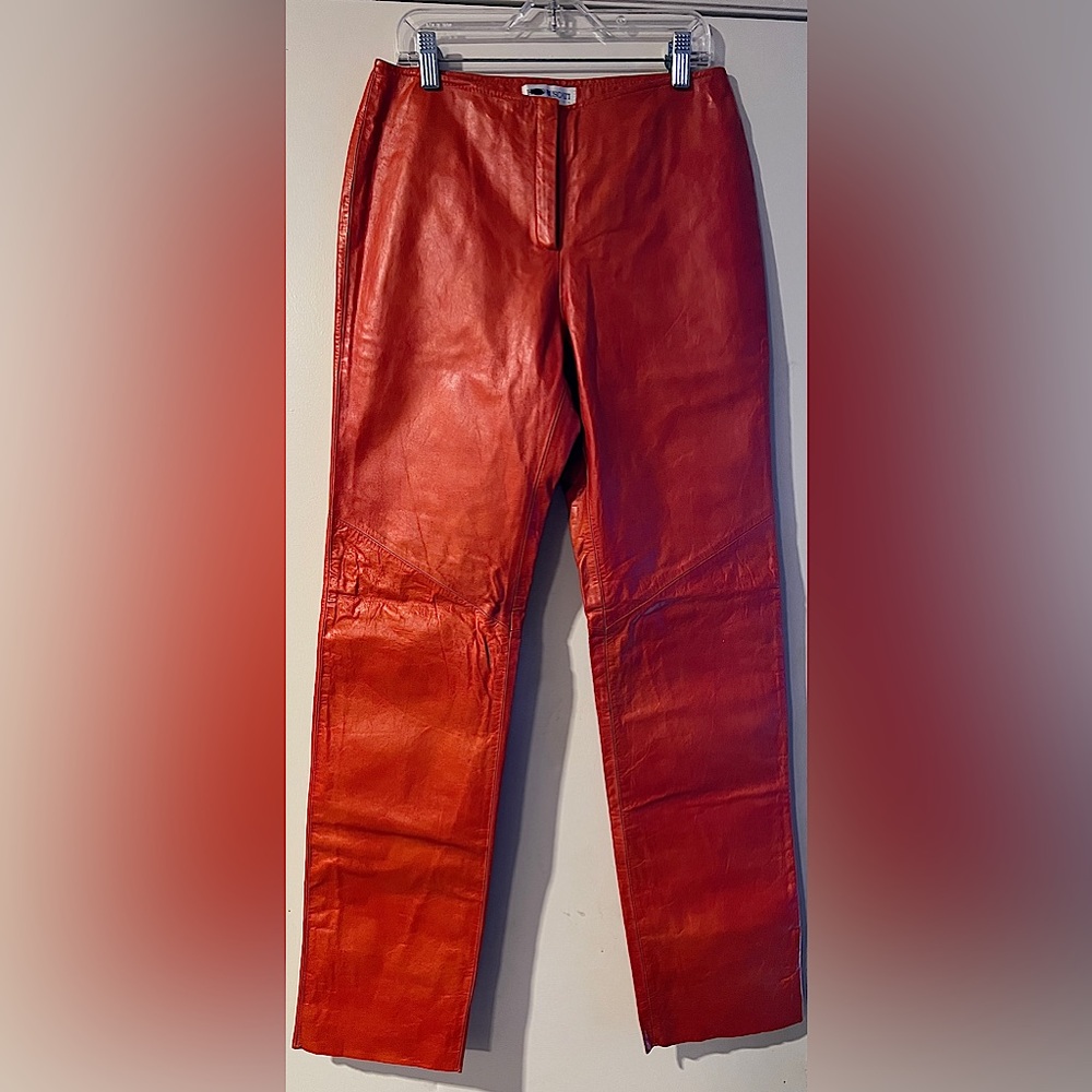 Hugo Buscati genuine Leather pants | Size 4 Per owned Condition